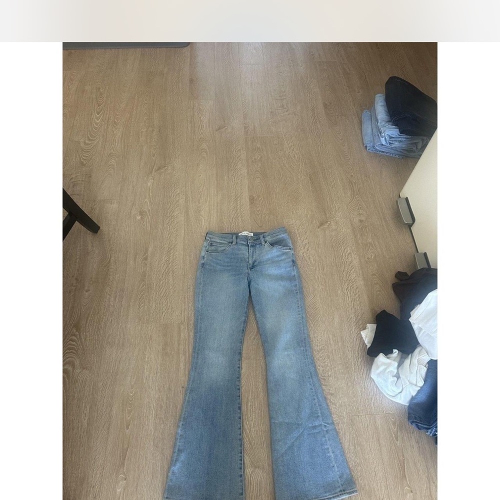 Denim Forum Light Blue Flare Jeans